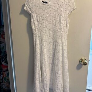 Alfani White Fit and Flare Mini Dress